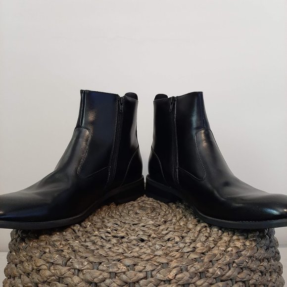 SOLD! Giorgio Brutini Mens Black Leather Boot 11.5 - Picture 3 of 9